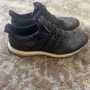 Adidas Men's Black and Gray Athletic Shoes